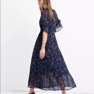 Vervain Ruffle-Sleeve Wrap Maxi Dress - Madewell